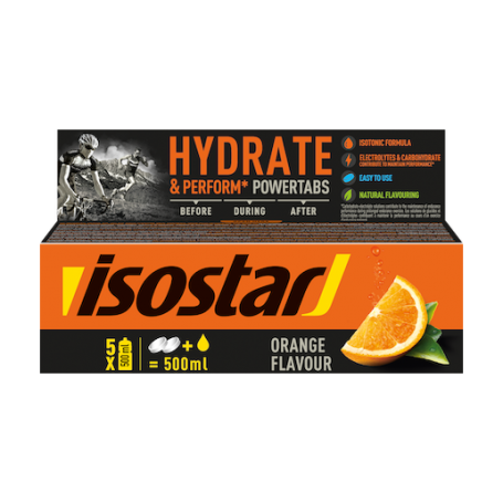 ISOSTAR H&P TABLETE IZOTONICE ORANGE, 120g