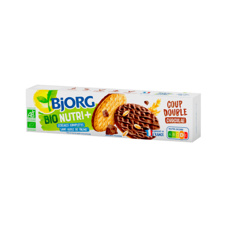 ECO BJORG BISCUITI INTEGRALI GLAZURATI, 200g