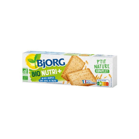 ECO BJORG NUTRI+ BISCUITI INTEGRALI NATUR, 200g