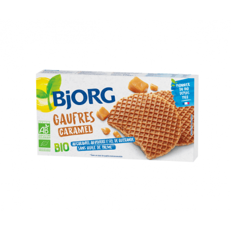 ECO BJORG GAUFRE CU CARAMEL,175g