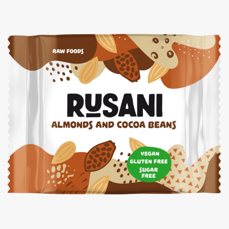 RUSANI COOKIE VEGAN MIGDALE & BOABE CACAO, 40g