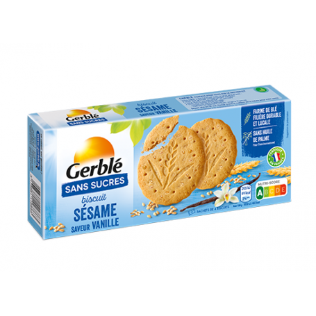 GERBLE FARA ZAHAR BISCUITI SUSAN-VANILIE, 132g