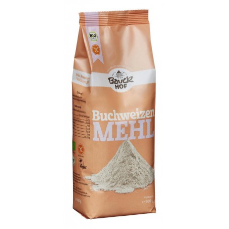 ECO BAUCKHOF FARA GLUTEN FAINA INTEGRALA DE HRISCA, 500g
