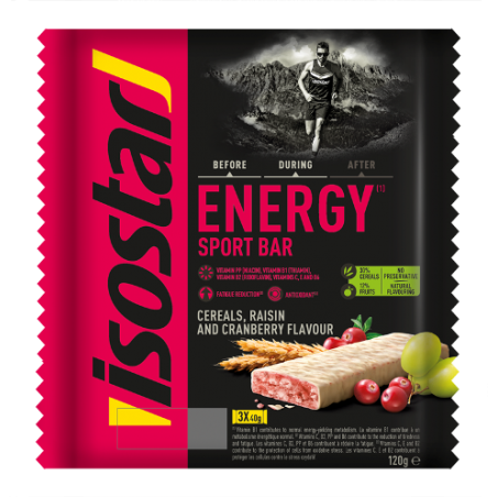 ISOSTAR HIGH ENERGY BAR MERISOARE, 3X40g