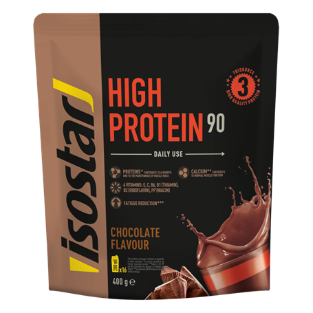 ISOSTAR HIGH PROTEIN 90 PUDRA PROTEICA CIOCOLATA, 400g