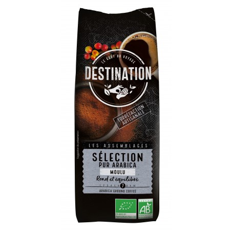 ECO DESTINATION CAFEA MACINATA PUR ARABICA SELECTION , 250g