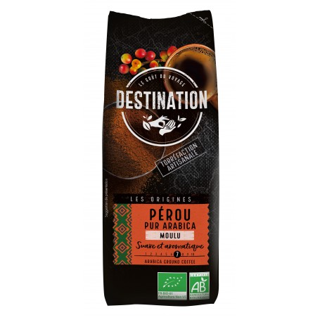 ECO DESTINATION CAFEA MACINATA PUR ARABICA ORIGINI-PERU, 250g