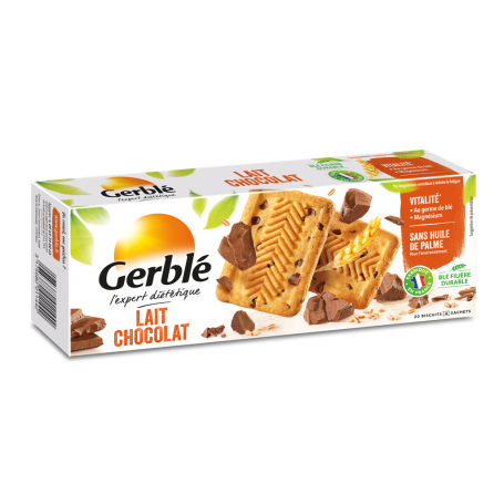 GERBLE EXPERT DIETETIC BISCUITI PEPITE CIOCOLATA-LAPTE, 230g