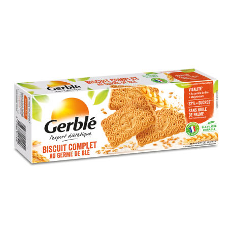 GERBLE BISCUIŢI INTEGRALI CU GERMENI DE GRȂU, 210g